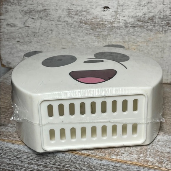 MINISO Cartoon Network We Bare Bears Shower Caddy 5.5" Panda - Picture 3 of 7